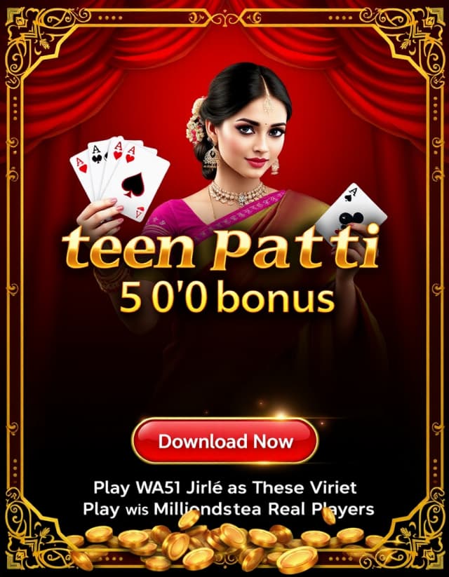 Teen Patti 100 Bonus Banner